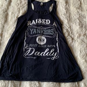New York Yankees fan like my daddy tank top